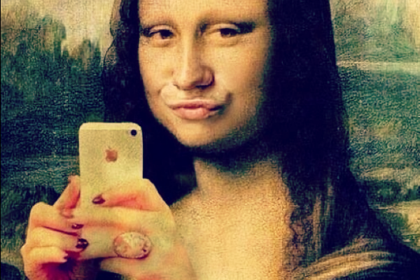 monalisa selfie